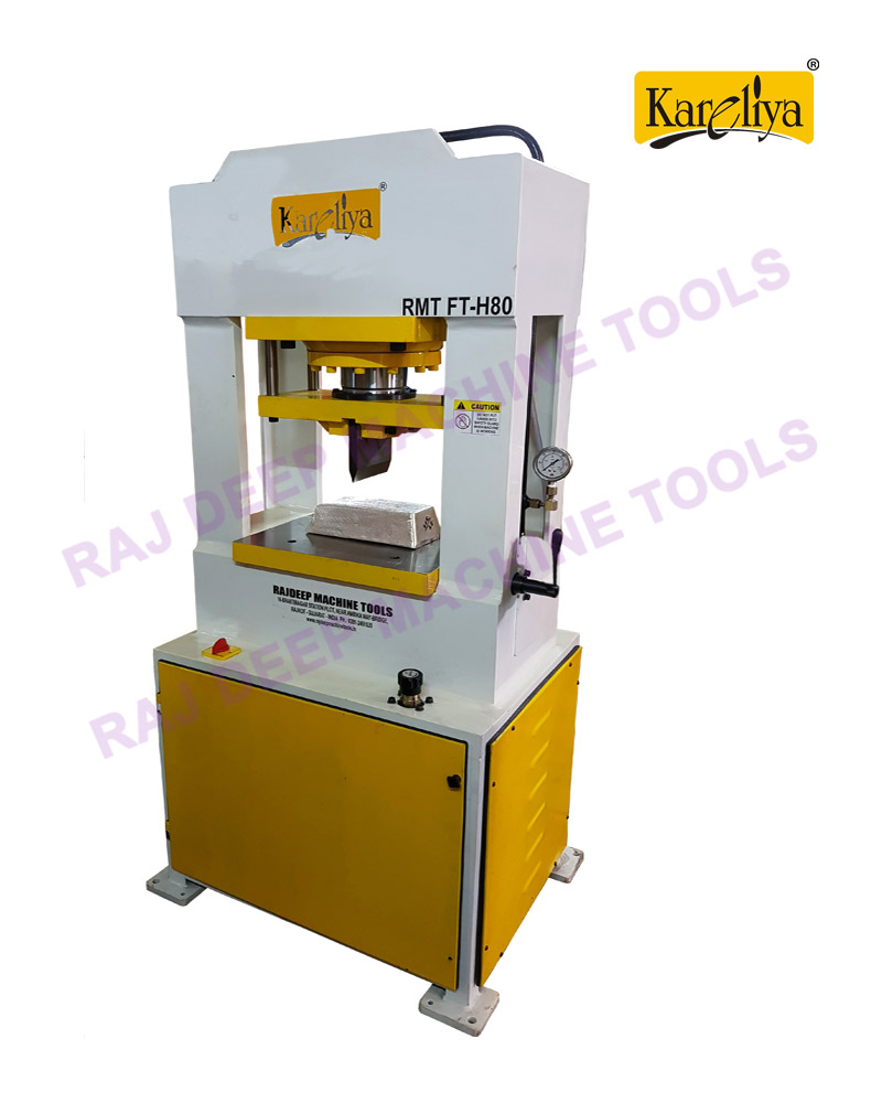 Silver Bar Cutting Hydraulic Press Machine Manufacturers - H type 80 Ton